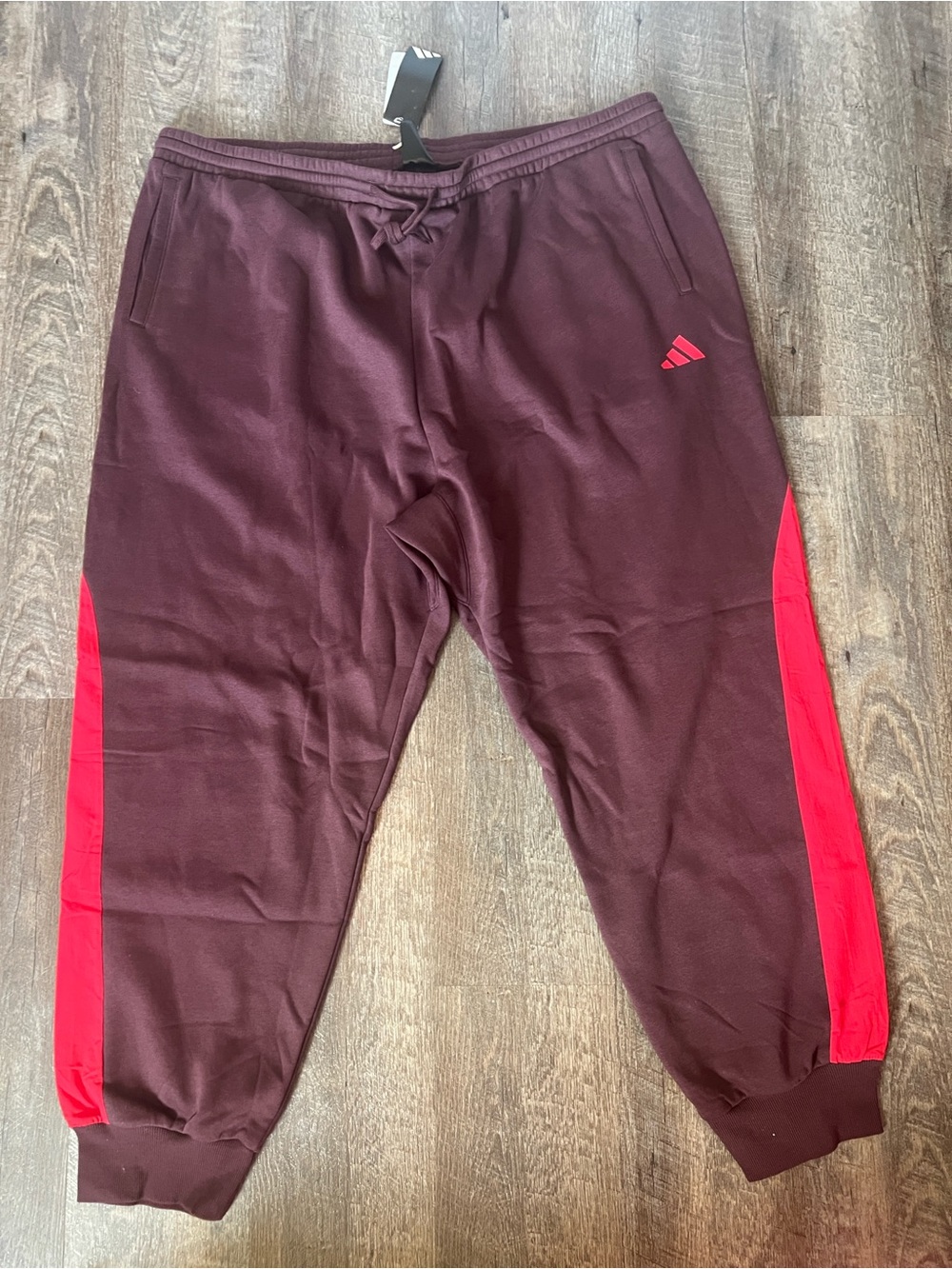 Adidas Essentials Colorblock Fleece Joggers- Size 4XL Tall